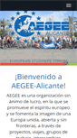 Mobile Screenshot of aegeealicante.org